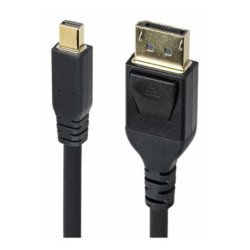 Cable mini dp a displayport startech 3m - macho - macho - negro
