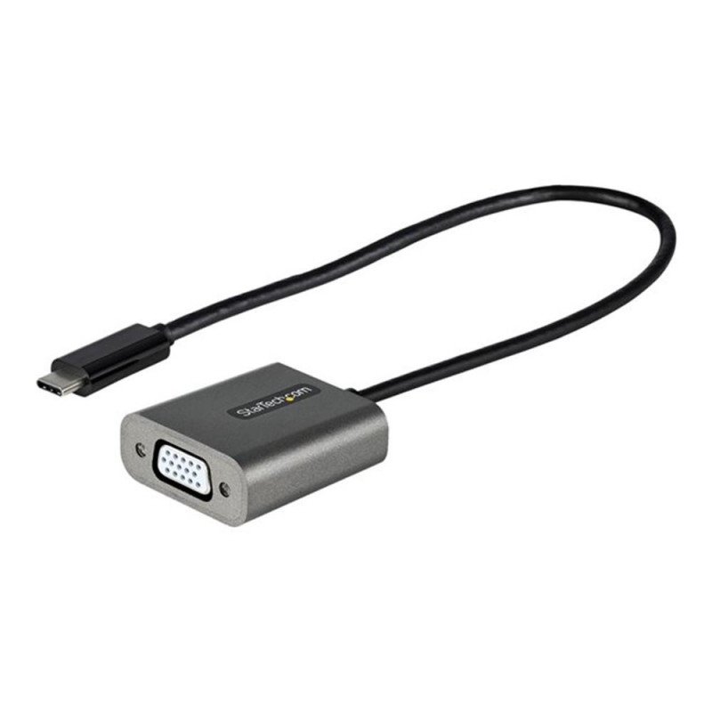 Adaptador usb tipo c a vga startech 0.3m - macho - hembra - negro