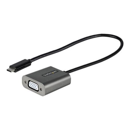 Adaptador usb tipo c a vga startech 0.3m - macho - hembra - negro