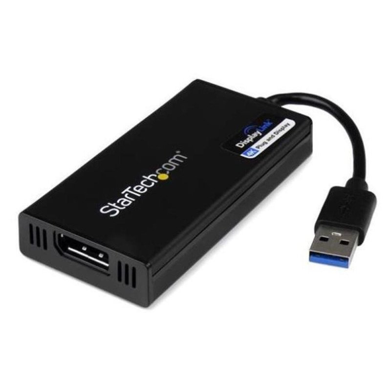 Adaptador usb 3.0 a displayport startech macho - hembra - negro