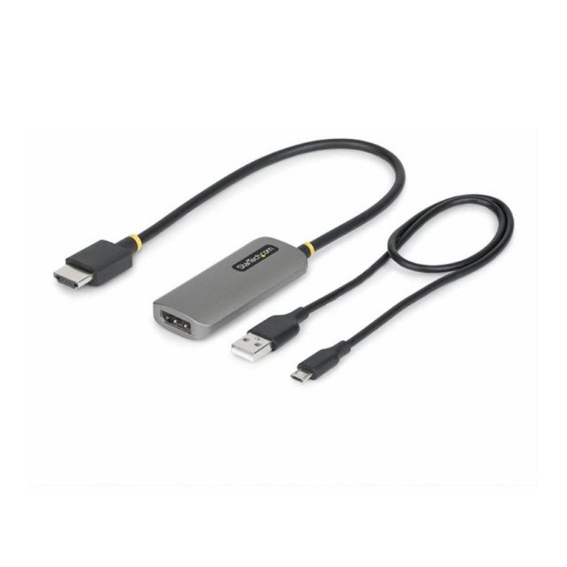 Adaptador hdmi a displayport startech 0.3m - macho - hembra - gris