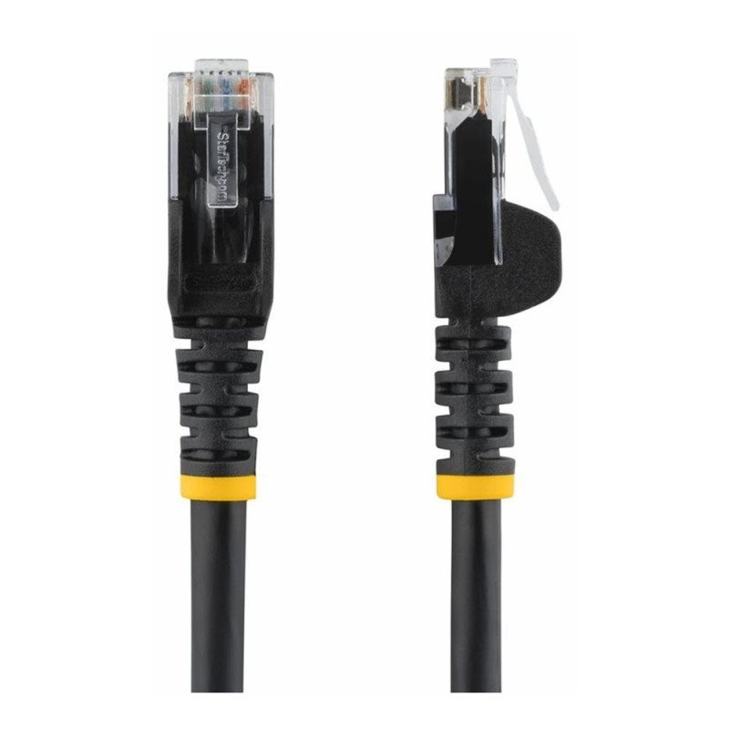 Cable de red startech latiguillo rj45 utp cat6 30.5m negro