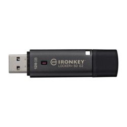 Memoria usb 3.2 kingston 128gb ironkey locker+50 g2