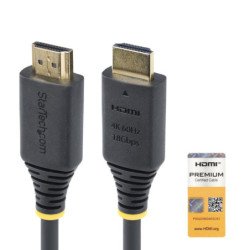 Cable hdmi 4k premium startech 0.50m - macho - macho