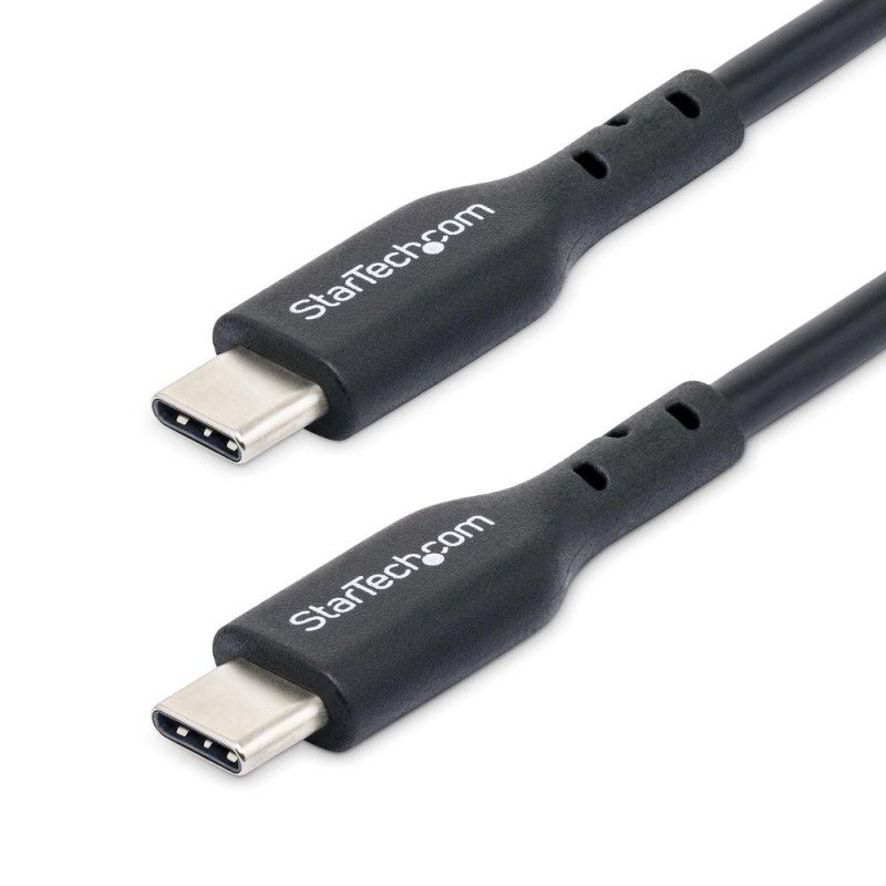 Cable usb tipo c startech 1m - macho - macho - negro