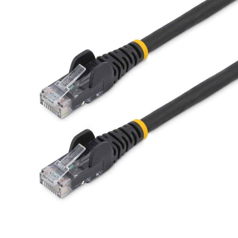 Cable de red startech latiguillo rj45 lszh utp cat6 3m negro