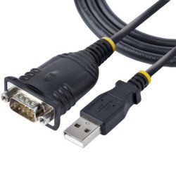 Cable usb tipo a a rs232 db9 startech 1m - macho - macho