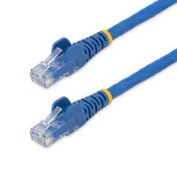 Cable de red startech latiguillo rj45 lszh u - utp cat6 3m azul