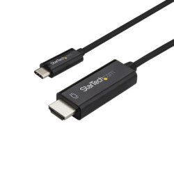 Cable usb tipo c a hdmi 4k startech 1m - macho - macho - negro