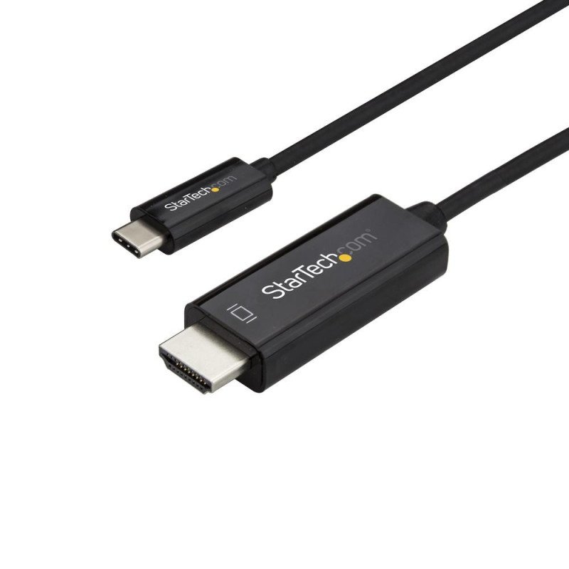 Cable usb tipo c a hdmi 4k startech 1m - macho - macho - negro
