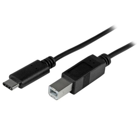 Cable usb tipo c a usb tipo b startech 1m - macho - macho - negro