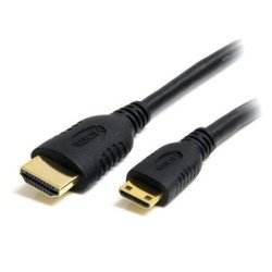 Cable mini hdmi a hdmi startech 1m - macho - macho - negro