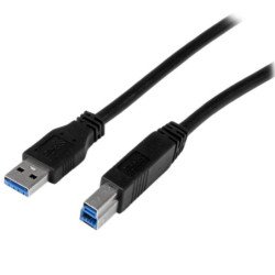 Cable usb tipo a a usb tipo b startech 1m - macho - macho - negro