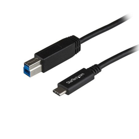 Cable usb tipo c a usb tipo b startech 1m - macho - macho - negro