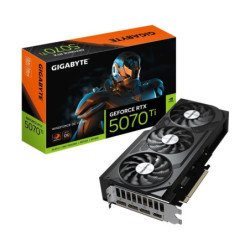 Tarjeta grafica gigabyte rtx 5070 ti windforce oc v2 16gb gddr7 - 3x dp - 1x hdmi pci express 5.0