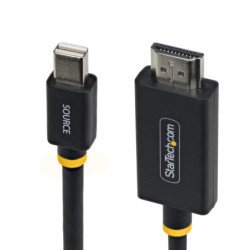 Cable mini dp a hdmi startech 1m - macho - macho - negro