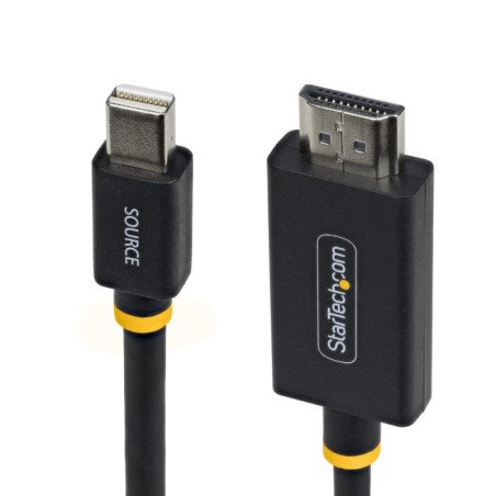 Cable mini dp a hdmi startech 1m - macho - macho - negro