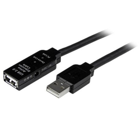 Cable usb tipo a startech 20m - macho - hembra - negro