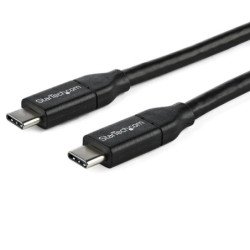 Cable usb tipo c startech 1m - macho - macho - negro