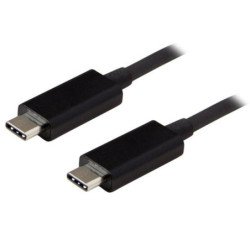 Cable usb tipo c startech 1m - macho - macho - negro