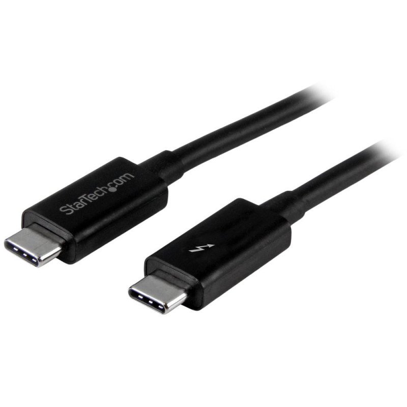 Cable usb tipo c startech 1m - macho - macho - negro