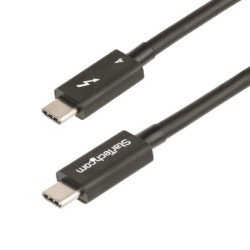 Cable usb tipo c startech 1m - macho - macho - negro