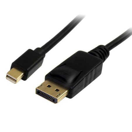 Cable mini dp a displayport startech 1m - macho - macho - negro