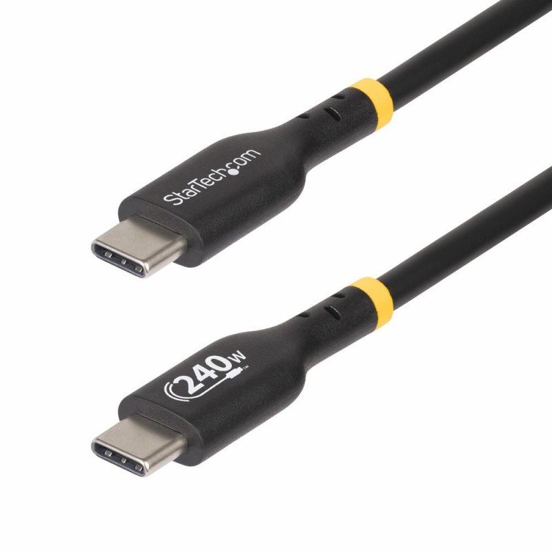 Cable ubs tipo c startech 1m - macho - macho - negro