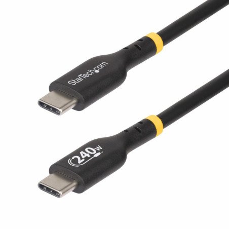 Cable ubs tipo c startech 1m - macho - macho - negro