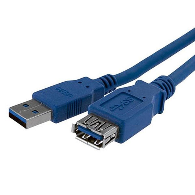 Cable usb tipo a startech 1m - macho - hembra - azul