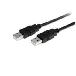 Cable usb tipo a startech 2m - macho - macho - negro