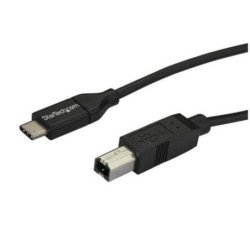 Cable usb tipo c a usb tipo b startech 2m - macho - macho - negro