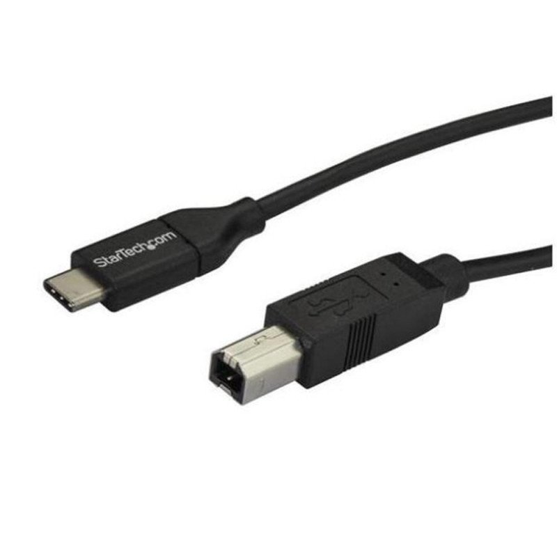 Cable usb tipo c a usb tipo b startech 2m - macho - macho - negro