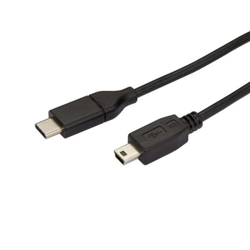 Cable usb tipo c a mini usb tipo b startech 2m - macho - macho - negro