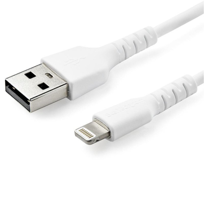 Cable lightning a usb tipo a startech 2m - macho - macho - blanco