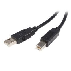 Cable usb tipo b a usb tipo a startech 3m - macho - macho - negro