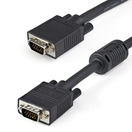 Cable vga startech 3m - macho - macho - negro
