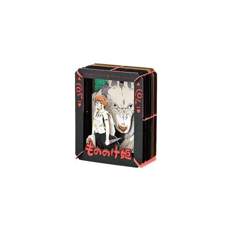 Princesa mononoke & san paper theater 10x8x4 cm la princesa mononoke