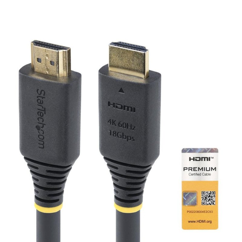 Cable hdmi 4k startech 5m - macho - macho - negro