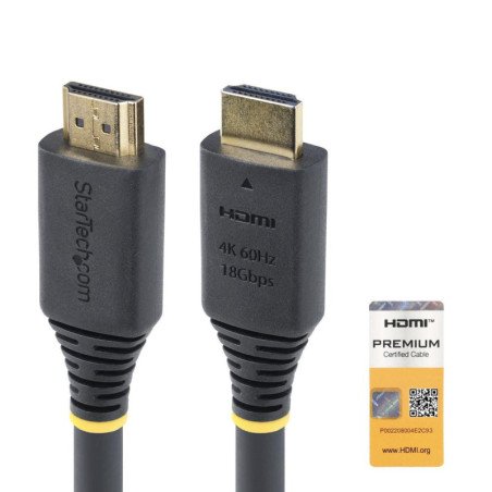 Cable hdmi 4k startech 5m - macho - macho - negro