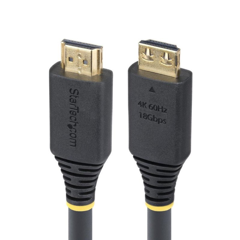 Cable hdmi 4k con agarre startech 7m - macho - macho - negro