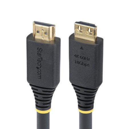 Cable hdmi 4k con agarre startech 7m - macho - macho - negro