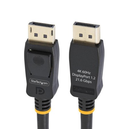 Cable displayport 4k x 2k startech 1m - macho - macho - negro
