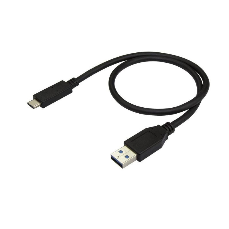Cable usb tipo c a usb tipo a startech 0.5m - macho - macho - negro