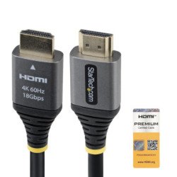 Cable hdmi 4k startech 0.5m - macho - macho