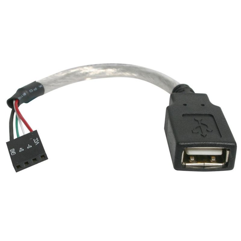 Cable usb tipo a a idc4 startech 0.15m - hembra - hembra