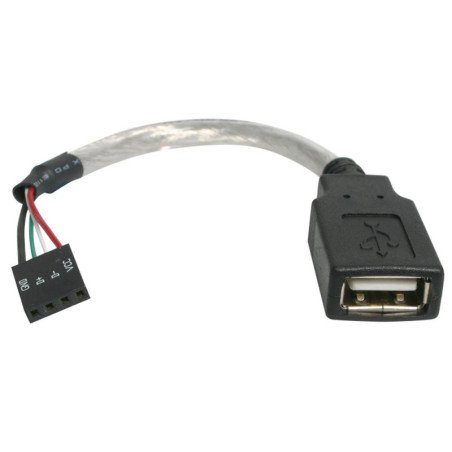 Cable usb tipo a a idc4 startech 0.15m - hembra - hembra