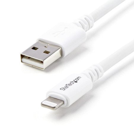 Cable lightning a usb tipo a startech 2m - macho - macho - blanco