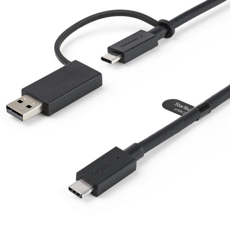Cable usb tipo c a usb tipoa - usb tipo c startech 1m - macho - macho - negro