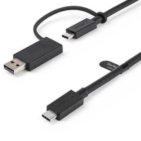 Cable usb tipo c a usb tipoa - usb tipo c startech 1m - macho - macho - negro